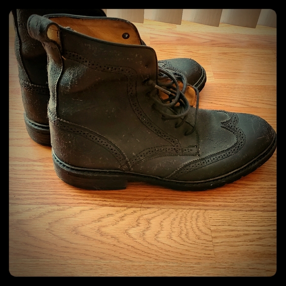 frye brogue boots